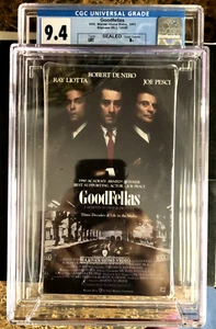 *VHS - 1991 GOODFELLAS; CGC 9.4/B+; EARLY PRINT/FRONT WHV WATERMARKS; CULT/RARE* - Picture 1 of 3