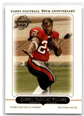 2005 Topps #438 Carnell "Cadillac" Williams Tampa Bay Buccaneers - Image 1 of 2