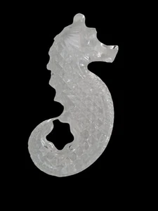Waterford Crystal Celtic Traditional Seahorse Ornament No Box 3.5” - Picture 1 of 4