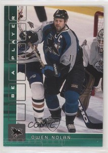 2001-02 ITG Be A Player Memorabilia Emerald /10 Owen Nolan #63