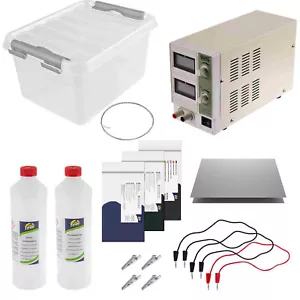 Eloxal-Starter-Set (mit 3A Netzteil) - Eloxalanlage - Selber eloxieren - Bild 1 von 6
