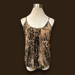 Trendy Animal Print Cami - Size M (AU 10 To 12) Flattering & Stretchy Design - Picture 1 of 3