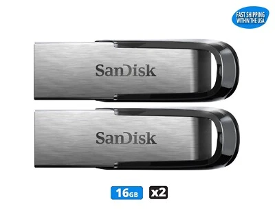 Sandisk Ultra Flair 16GB Flash Drive USB 3.0  Pen Drive Thumb Drive (2 Pack) - Image 1 of 3