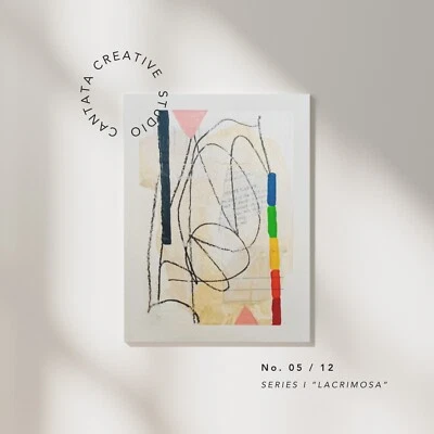 Obra de arte collage estético original vintage - arte de pared pequeño - medios mixtos Foto 1 de 4