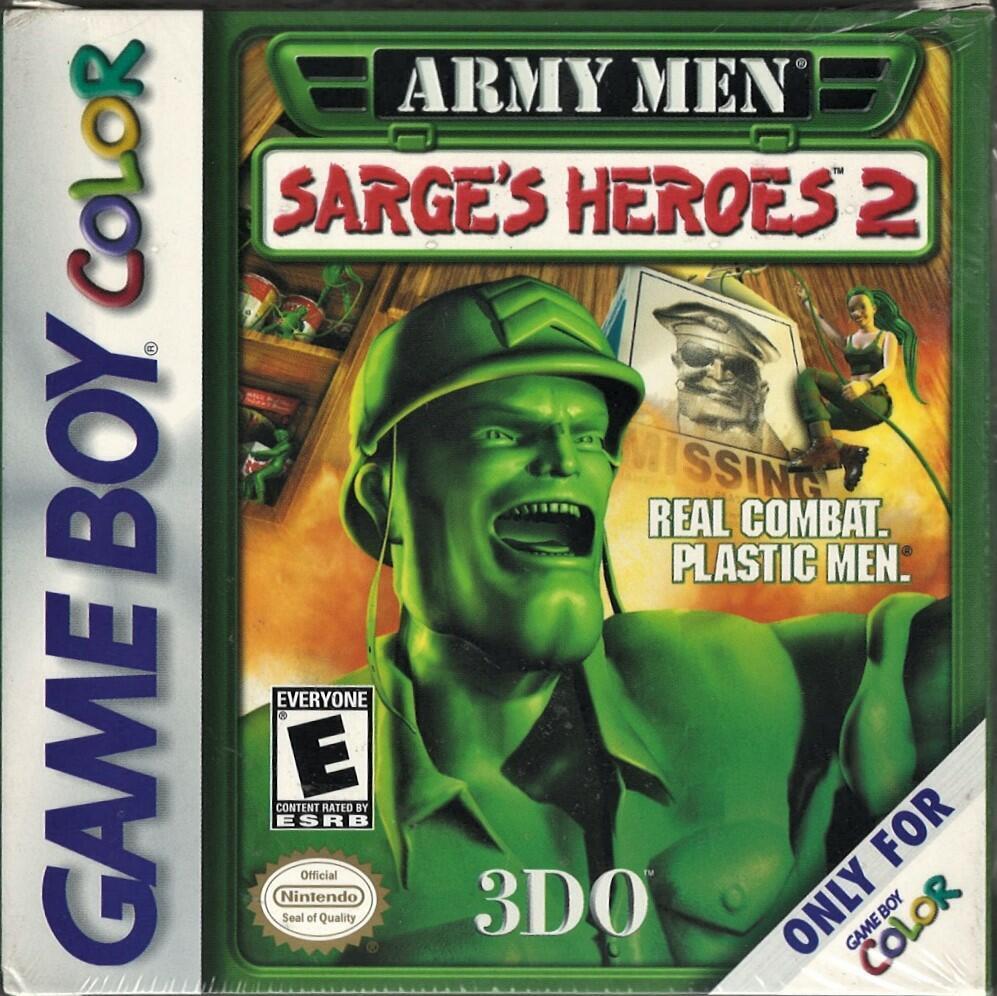 Army Men Sarge''s Heroes 2 GBC (Brand New Factory Sealed US Version) Game Boy Co