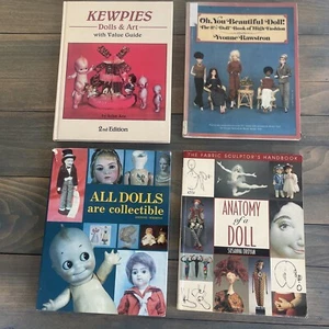 Lot of 4 Doll Collecting Making Fashion Guides Values & Reference Books (BK2) - Picture 1 of 5