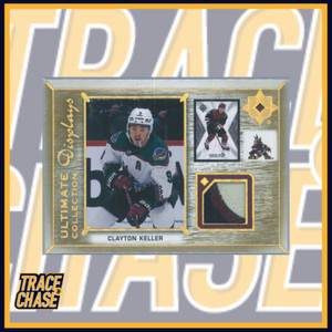 2021-22 Upper Deck Ultimate Hockey Clayton Keller Ultimate Diplays Jersey 13/25