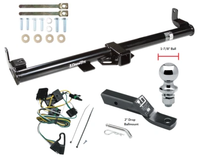 Enganche de remolque para Jeep Wrangler TJ 1997 equipamiento completo cableado bola de 1-7/8" Foto 1 de 4