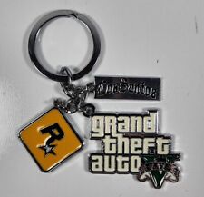 GTA V Grand Theft Auto 5 Rockstar Los Santos Keychain Key Chain Ring