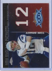 2008 Topps Chrome Tom Brady NFL Dynasties Tribute #DYNC-TB2 Super Bowl XXXVIII - Picture 1 of 2