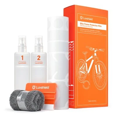 Luxshield Fahrrad Lackschutzfolie 21-teiliges Rahmen-Set - Transparent matt