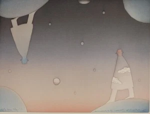 FOLON "Night and Day" Radierung & Aquatinta 23/100 Metropolitan Museum of Art 1990 - Bild 1 von 5