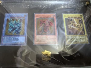 Neu YuGiOh TCG 25th Anniversary Edelstahl ägyptische Gott Gedenkkarten - Bild 1 von 16