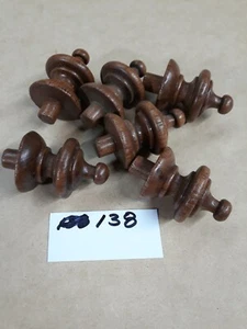 Lot of 6 NOS Wooden Finials #138 - Picture 1 of 3