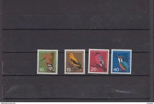 Mi.- Nr. 401 -404 Einheimische Vögel  (257) - Picture 1 of 1