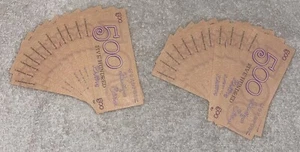 Vtg Monopoly Barbie Boutique Ed. 2007 Replacement Pc 23 $500 Bills - Picture 1 of 4