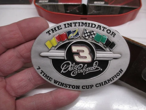 Dale Earnhardt Collectable Items Playing Cards - Mug & Leather Belt w/ Buckle #3 Cover