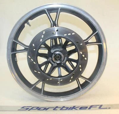 81-83 SUZUKI GS650G GS 650 G LLANTA DELANTERA ROTOR DISCO TUBELESS 19X1.85 OEM 83 Foto 1 de 4