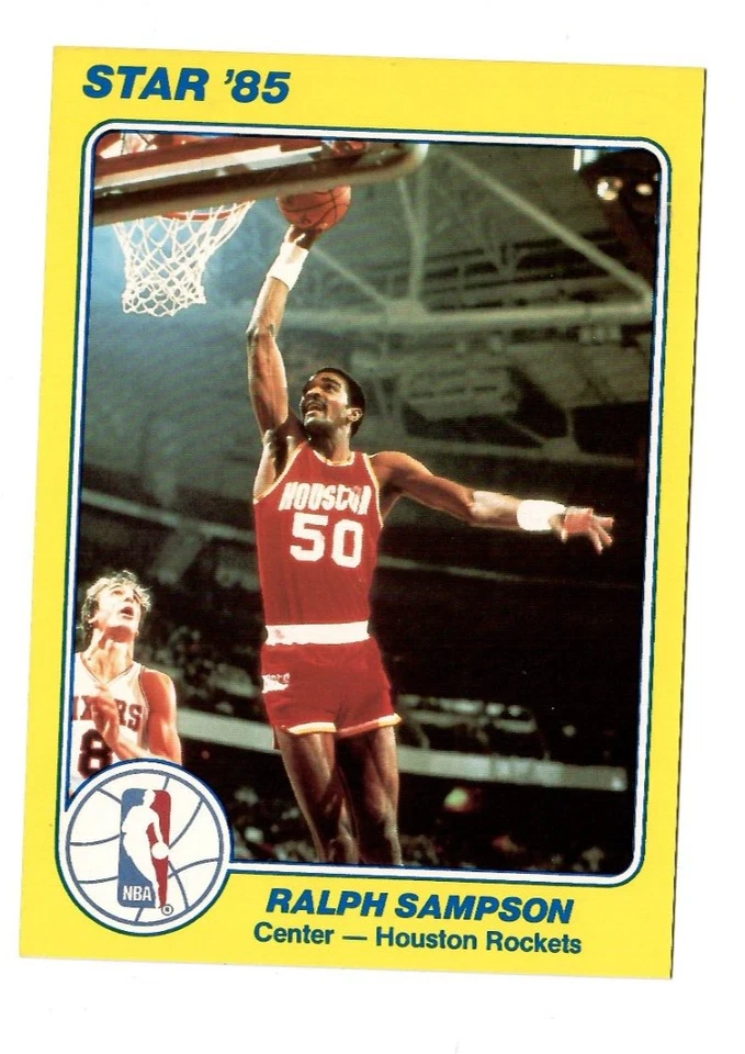 Ralph Sampson 1985 Star 5 X 7 Court King Houston Rockets Basketball card #14 - Image 1 of 2