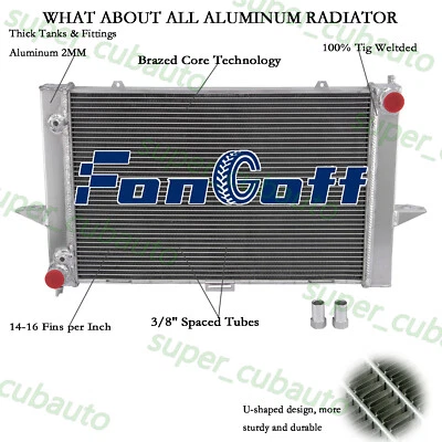 2 Rows Aluminum Radiator For 1998-2004 Volvo V70 S70 C70 2.3L 2.4L AT 2000 Foto 1 de 4