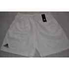 46068-a Adidas Gym Shorts Soccer Tennis Club Bermuda White Size XL Men NEW