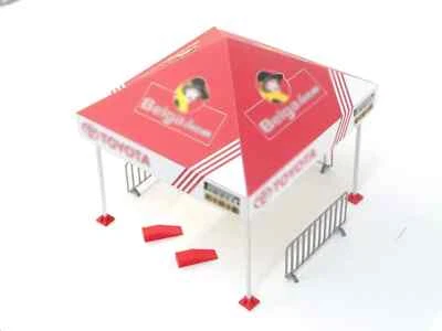 Rally sponsor tent Diorama model kit Model car display decoration Scale 1:24 - Image 1 of 3