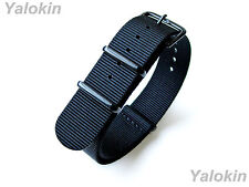 22mm- Long Lasting Nylon Strap for Luxury, Sports, and Casual Watches (NYL-ALLB)