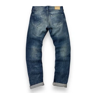Pantalones de mezclilla True Religion Rocco relajados ajustados azules hechos en EE. UU. para hombre talla W30 - Imagen 1 de 21