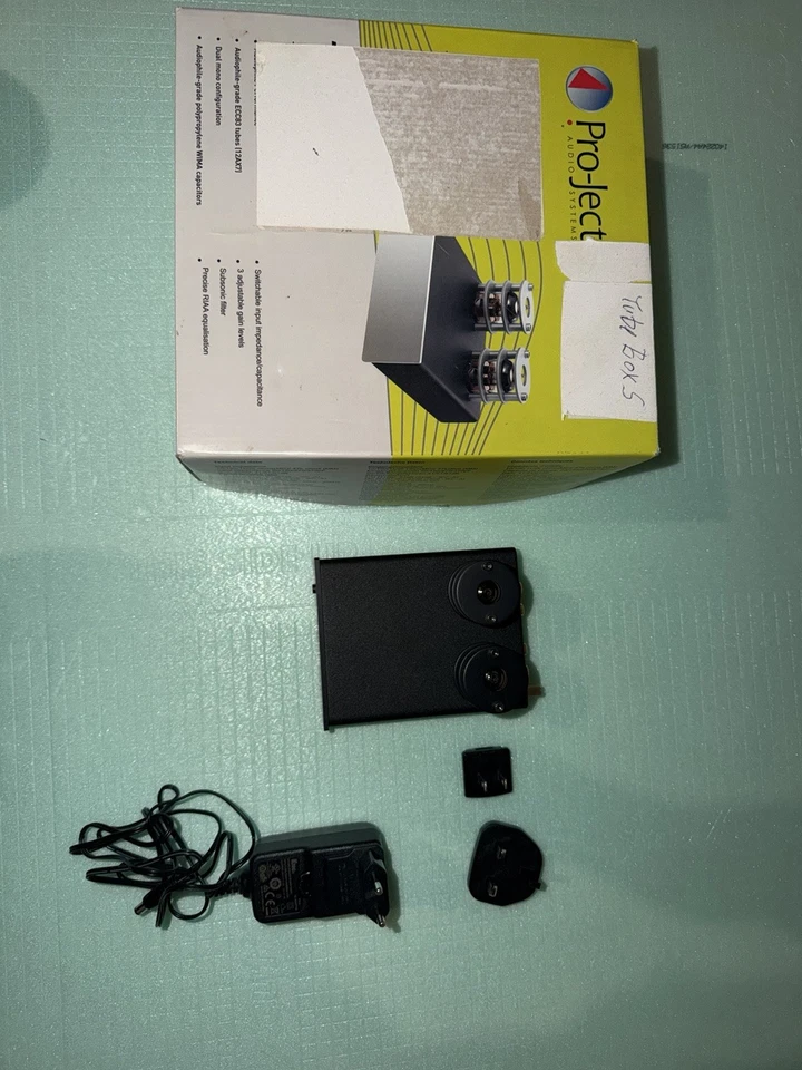 Pro-Ject Tube Box S – Schwarz – Neuwertig – OVP  – Röhren-Phonovorverstärker - Bild 1 von 4