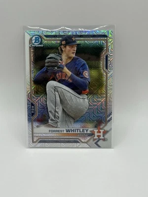 2021 Bowman - Chrome Prospects Forrest Whitley #BCP-9 Mojo Refractor (RC) - Image 1 of 2