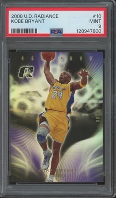 2008 Upper Deck UD Radiance #10 Kobe Bryant /299 Mint PSA 9 - Image 1 of 2