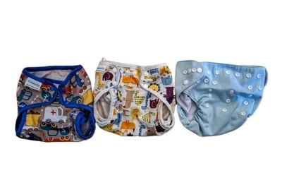 3 Diaper Covers One Size Fits All Excellent - Image 1 of 4