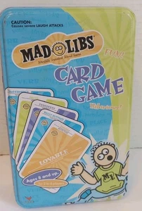 Game Mad Libs  Collector Tin World's Greatest Word Card Game 2004 - Picture 1 of 5