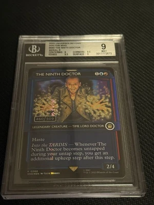 MTG The Ninth Doctor *SERIALIZED FOIL* Doctor Who (460/509) BGS 9 - Image 1 of 2