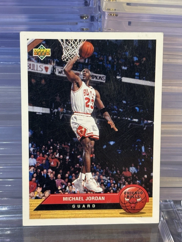 MICHAEL JORDAN 1992 UPPER DECK MCDONALD'S #P5 CHICAGO BULLS HOF - Image 1 of 2