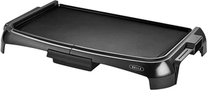 Plancha eléctrica, antiadherente, sin humo, control de temperatura, bandeja para migas, asas frías - Imagen 1 de 6