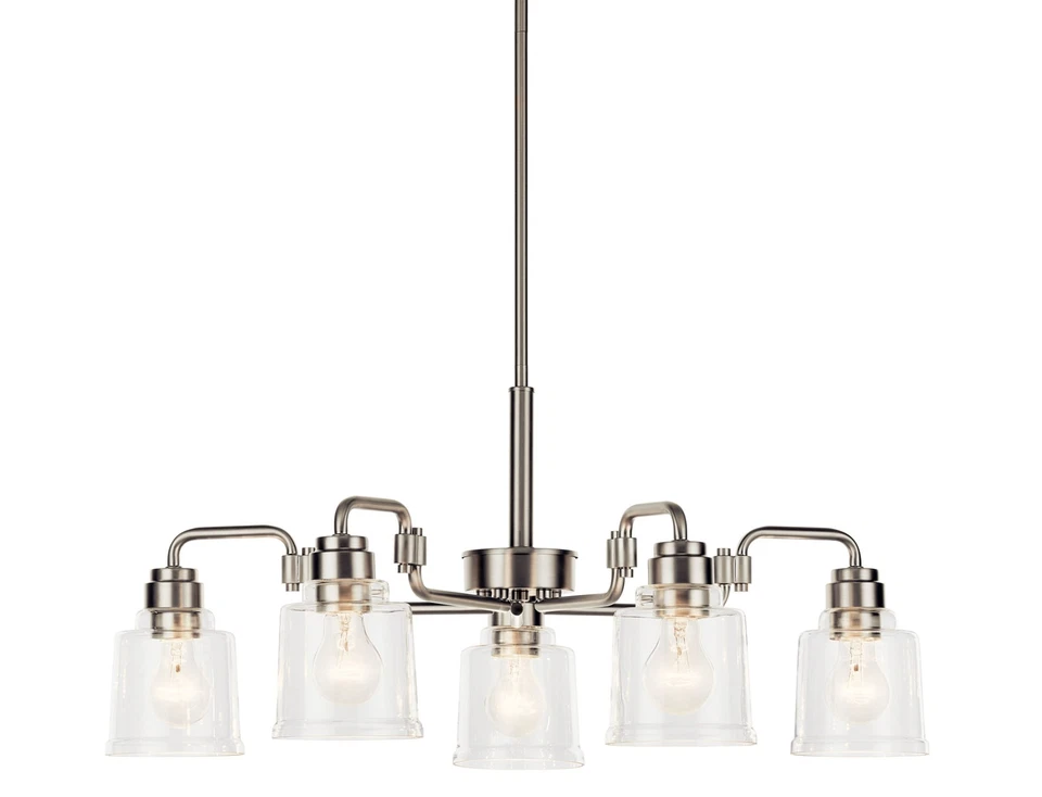 Kichler 52398 Aivian 5 Light 30"W Chandelier - Red - Image 1 of 4