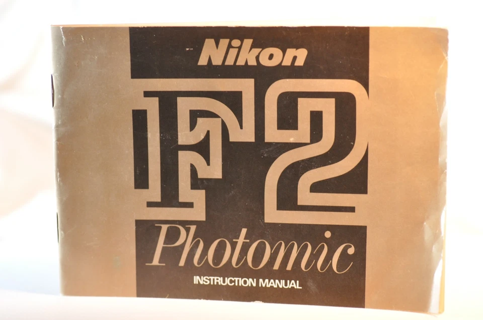 Cámara Nikon F2 Photomic 35 mm PELÍCULA SLR instrucciones manual del propietario guía ORIGINAL Foto 1 de 3