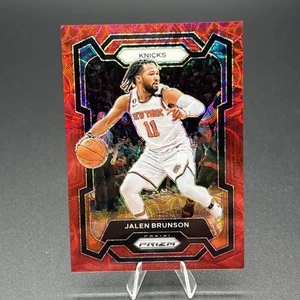 2023-24 Panini Prizm Jalen Brunson Red Choice /88 #9 Knicks - Picture 1 of 6
