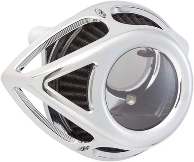 Arlen Ness Clear Tear Series Air Cleaner Kit - Chrome Motorcycle Street 18-976 - Image 1 of 3