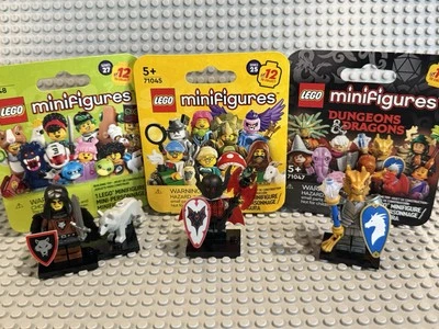 LEGO CMF Superpack - Wolfpack Beastmaster + Dragonborn Paladin + Vampire Knight Foto 1 de 4