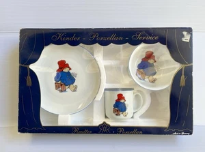 Juego de tazas de plato para niños Paddington Bear Reutter porcelana Alemania 1998  - Imagen 1 de 7