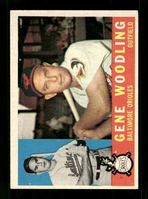 1960 Topps Set Break #190 Gene Woodling EX-EX/MT *BNCARDS* - Image 1 of 2