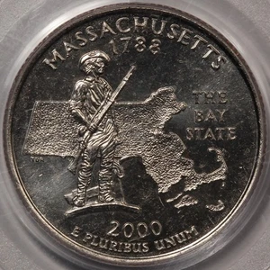 2002-D Massachusetts State Quarter PCGS MS-66 - Picture 1 of 4
