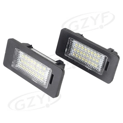 Pair Ultra White LED Car Trunk License Plate Lights for BMW E39 E60 E90 E82 E88 - Image 1 of 4