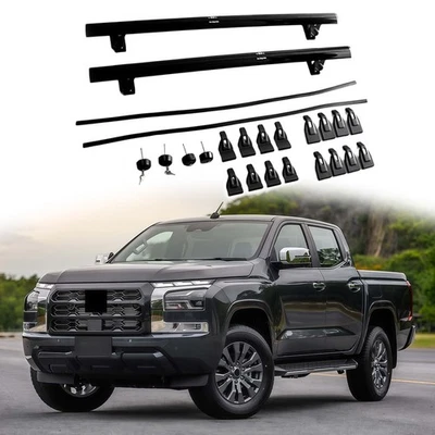 Barras transversales de techo bloqueables 2 piezas para Mitsubishi Triton L200 LC2T 2023-2025 Foto 1 de 4