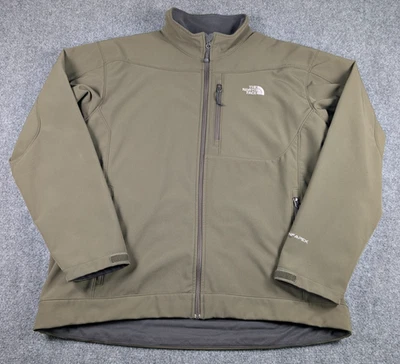 The North Face Apex Bionic Softshell Jacket Mens 2XL Olive Green - Image 1 of 4