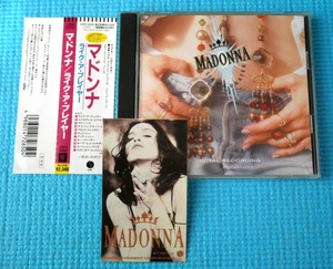 MADONNA CD Like A Prayer w/Mini Sticker 1989 OOP Japan OBI 22P2-2650 - Imagen 1 de 3