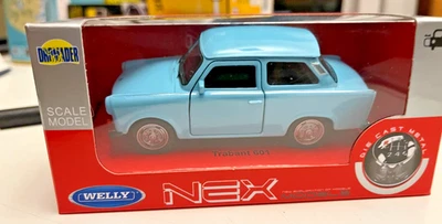 WELLY Trabant 601 1964-1990 Modellino - Azzuuro - Immagine 1 di 4