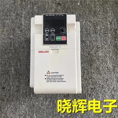 1Pcs Used Delixi inverter CDI-EM60G2R2T4B 2.2KW 380V - Image 1 of 3